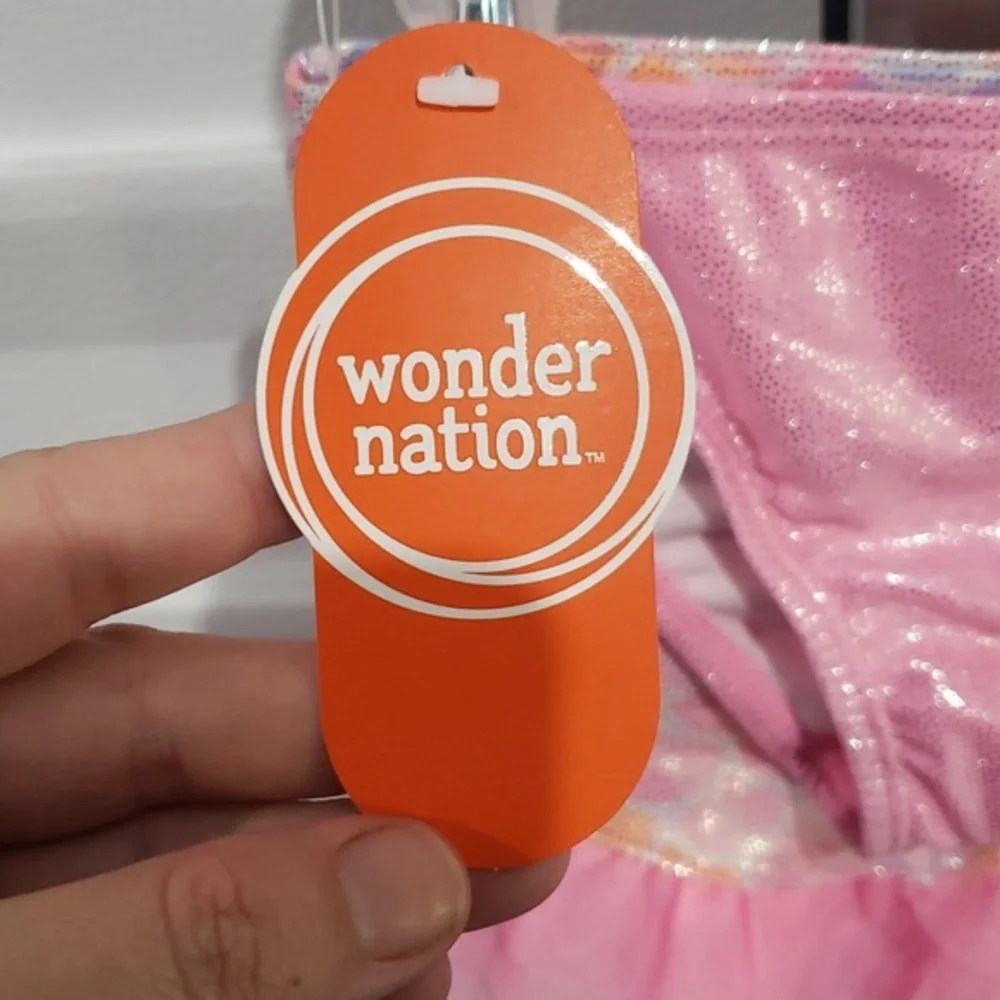 Wonder nation brand mermaid swim suit‎ 3 piece set NWT size 2T